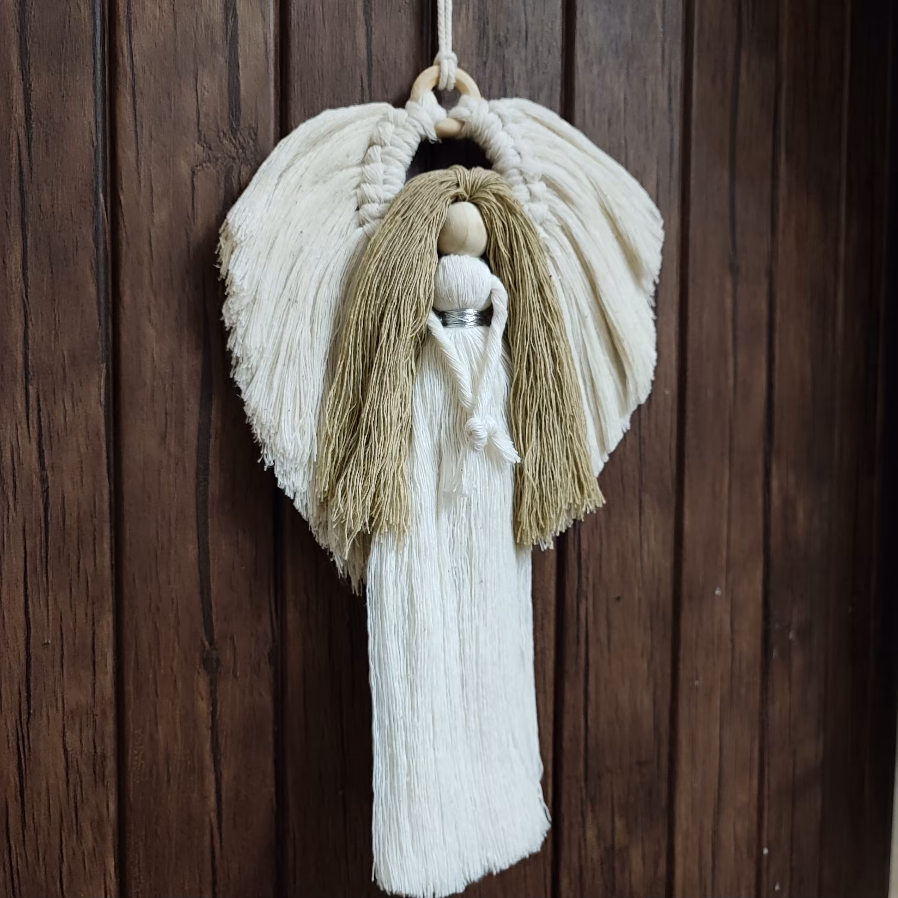 فرشته مکرومه سفید