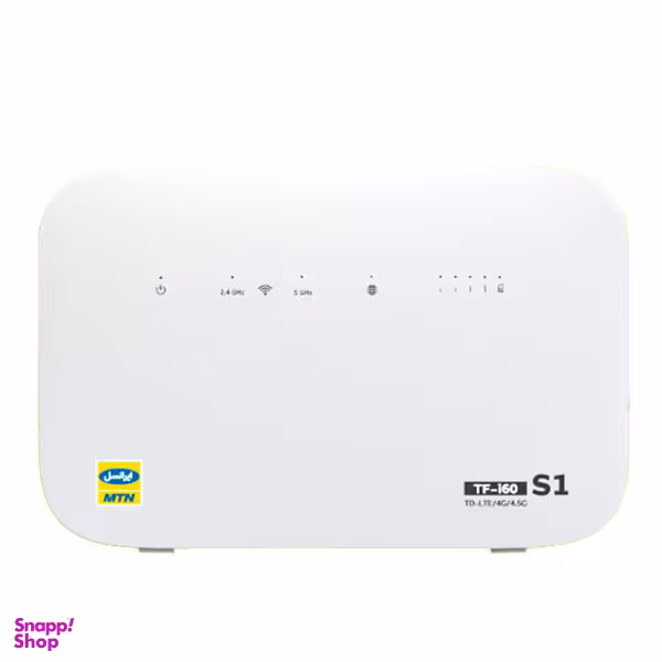 مودم 4G/TD-LTE ایرانسل مدل TF-i60 S1 همراه با 24 گیگابایت اینترنت 3 ماهه TD-LTE و 1سیم دایمی و 1 سیم اعتباری