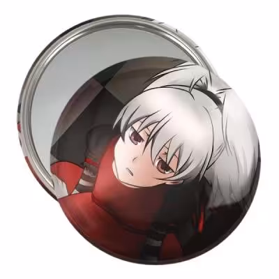 آینه جیبی خندالو مدل یین انیمه تاریکتر از سیاهی کد 23450