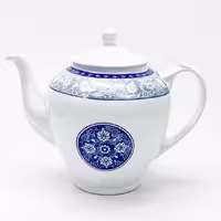 قوری چینی زرین هییتی طرح اصفهان درجه یک