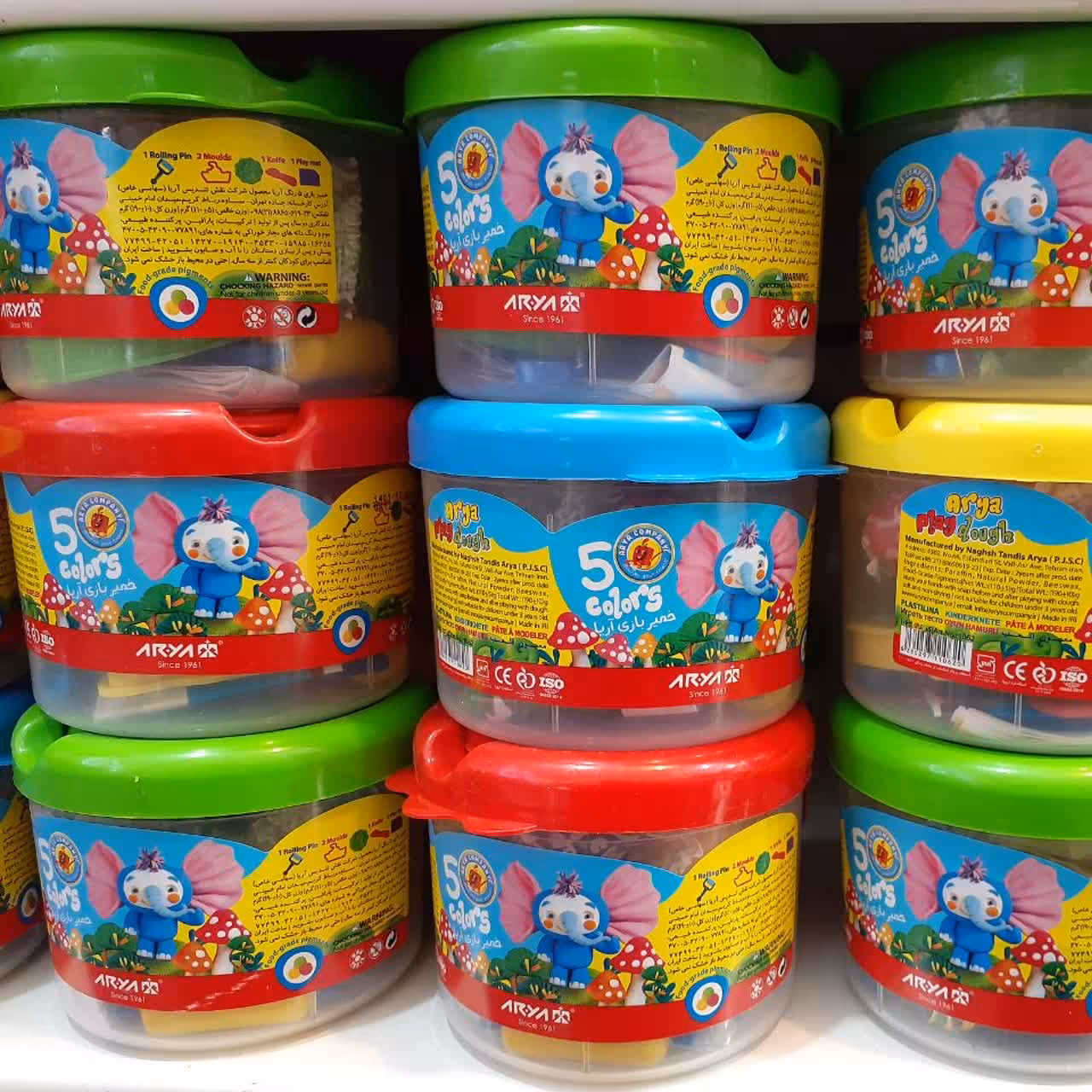 خمیربازی  5رنگ