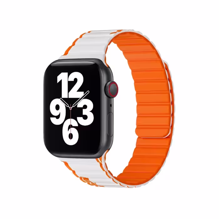 بند اپل واچ سیلیکونی 42، 44 و 45 میلی‌متری ویوو WIWU Smart Magnetic Silicone Watch Band Wi-WB010 42/44/45/49mm
