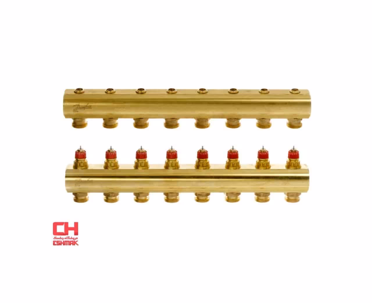 ست کلکتور گرمایش از کف دانفوس 8 انشعاب ساده FHF-8 مدل 088U0508