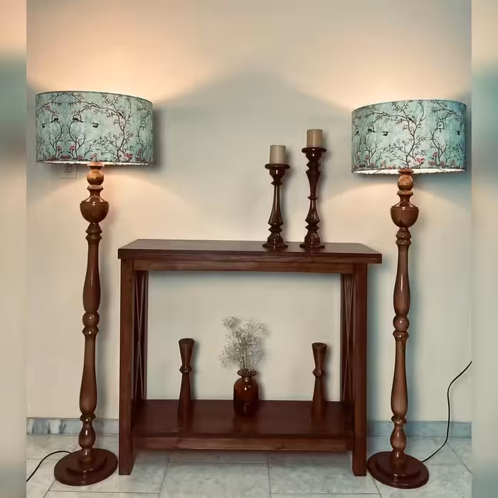 کنسول دکوری رنگ قهوه ای تیره پوشش سیلرکیلر ضد آب