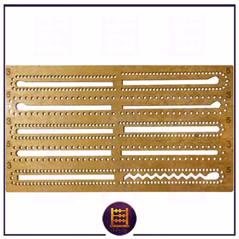 شابلون نشانه گذاری طرح زیپ جنس پلکسی گلاس