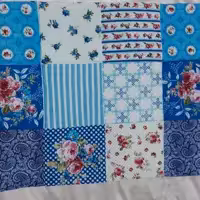 نمگیر  ظروف  ،به رنگ ابی گل گلی ،به سایز یک متر در پنجاه سانت،مناسب اشپزخانه شما،بسیار دوختی تمیز