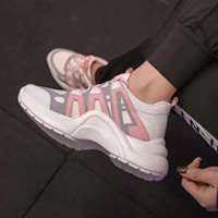 کتونی رانینگ لوئیس صورتی     Louis Vuitton Shoes Pink