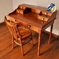 میز تحریر  و صندلی لهستانی مدل جودی ابت هفت رج