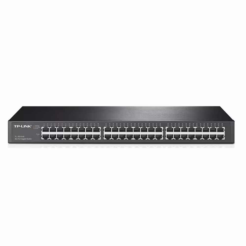 قیمت و خرید سوييچ 48 پورت گیگابيت و رکمونت تی پی لینک مدل TL-SG1048 | یاس ارتباط