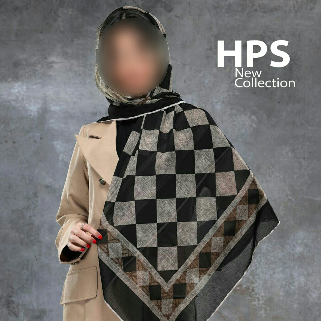 روسری گارزا ژاکارد قواره 125 دوردست دوز hps