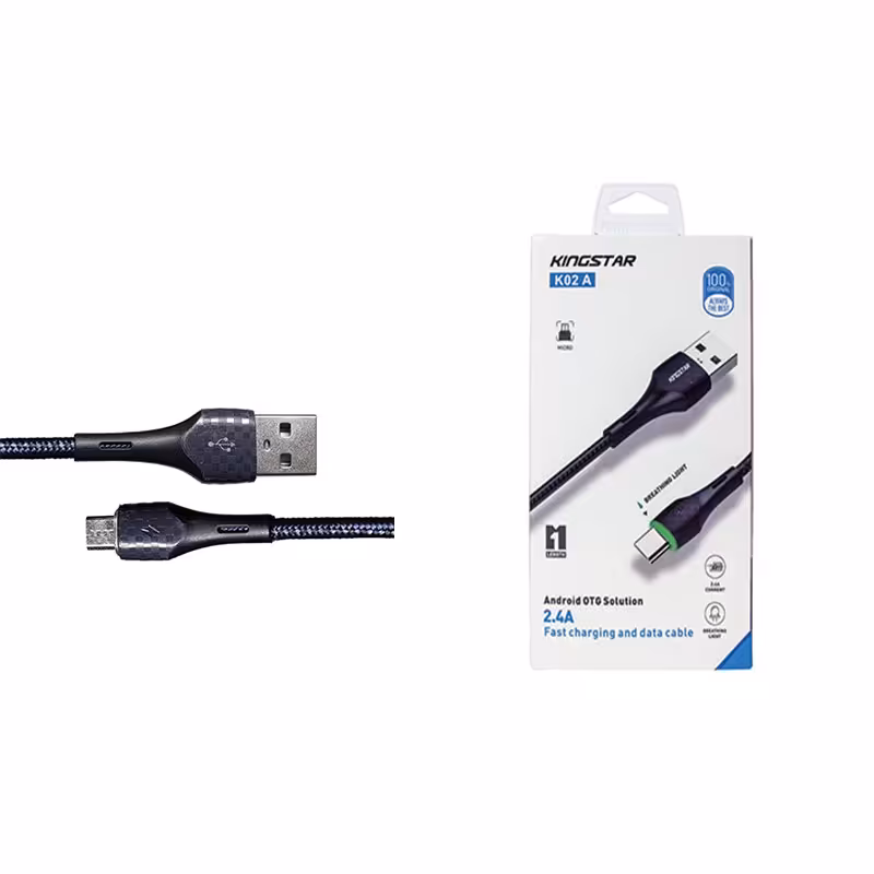 کابل میکرو یو اس بی K02A  کینگ استار طول 1 متر