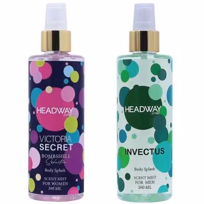 بادی اسپلش هدوی استوری مدل اینوکتوس و ویکتوریا سکرت Seduction حجم 260 میلی لیتر مجموعه دو عددی