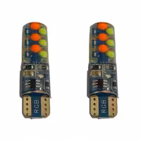 چراغ سکن سیلیکونی تایپ آر هفت رنگ فلش زن 12SMD