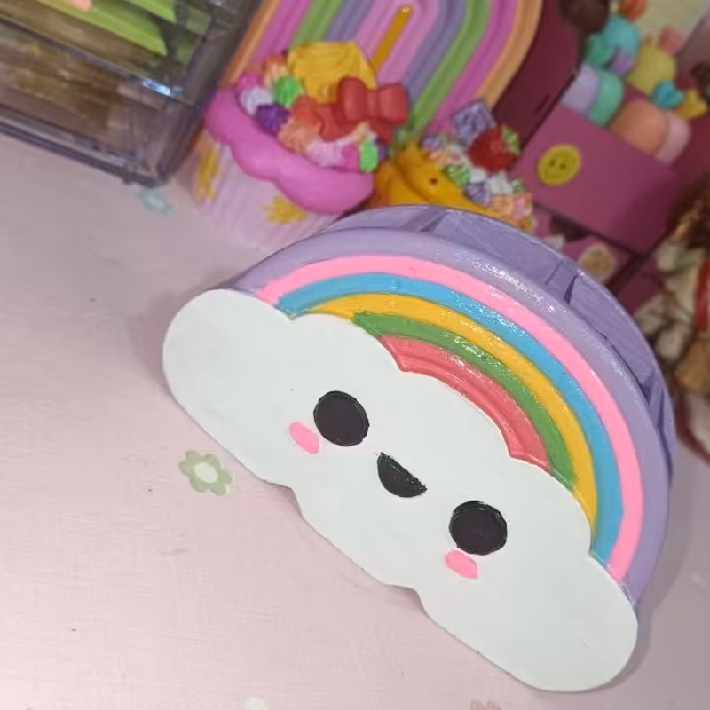 جامدادی رومیزی طرح رنگین کمان مدل 1 