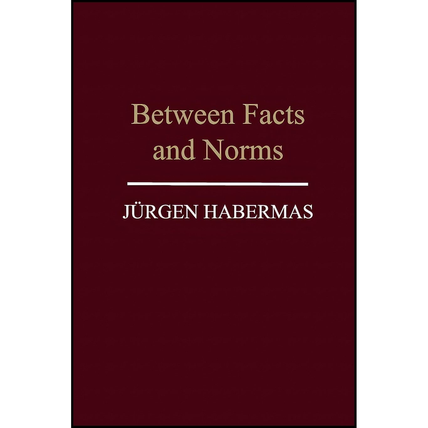 کتاب زبان اصلی Between Facts and Norms اثر Jurgen Habermans and William Rehg