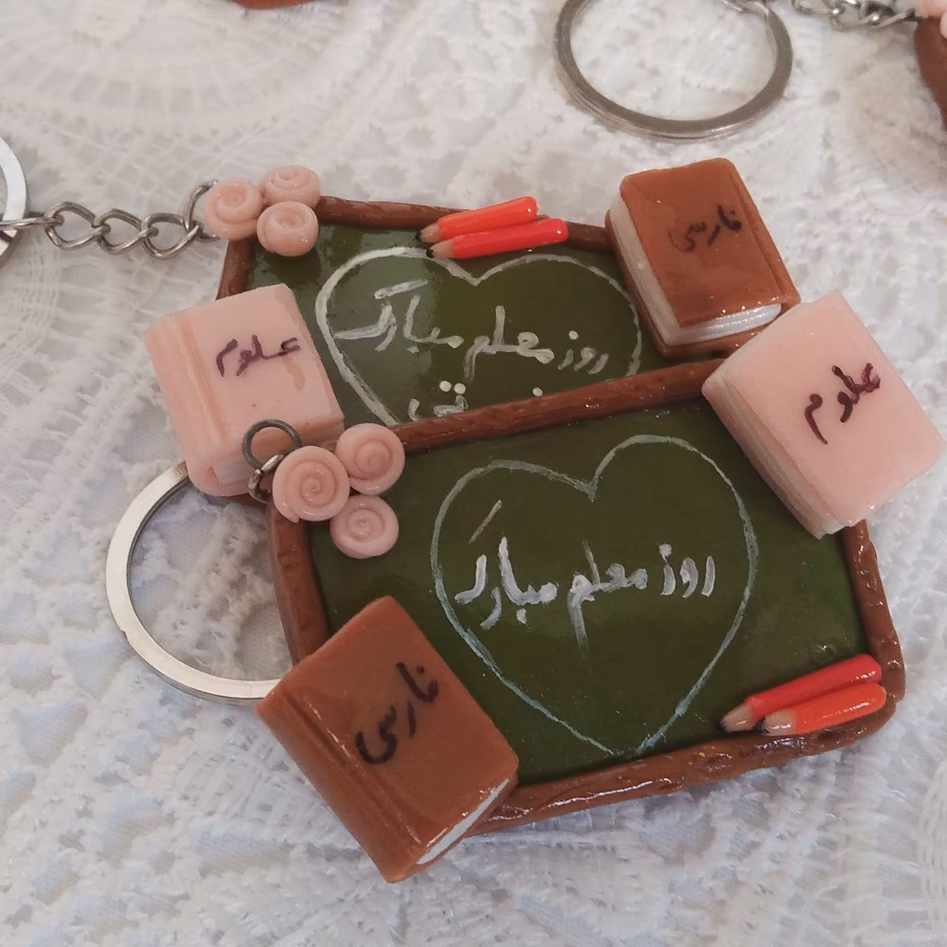 سرکلیدی تخته سیاه با خمیر هواخشک