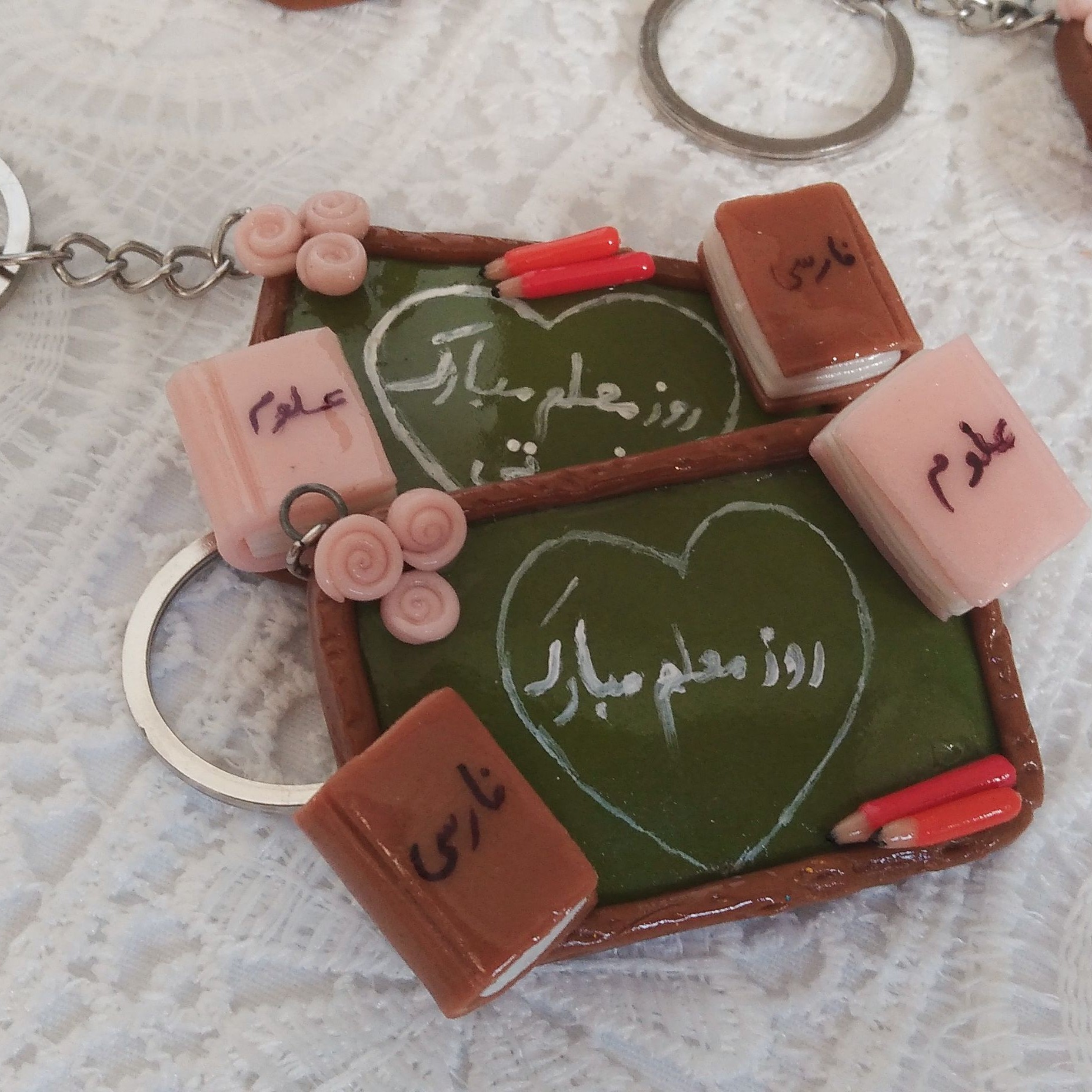 سرکلیدی تخته سیاه با خمیر هواخشک