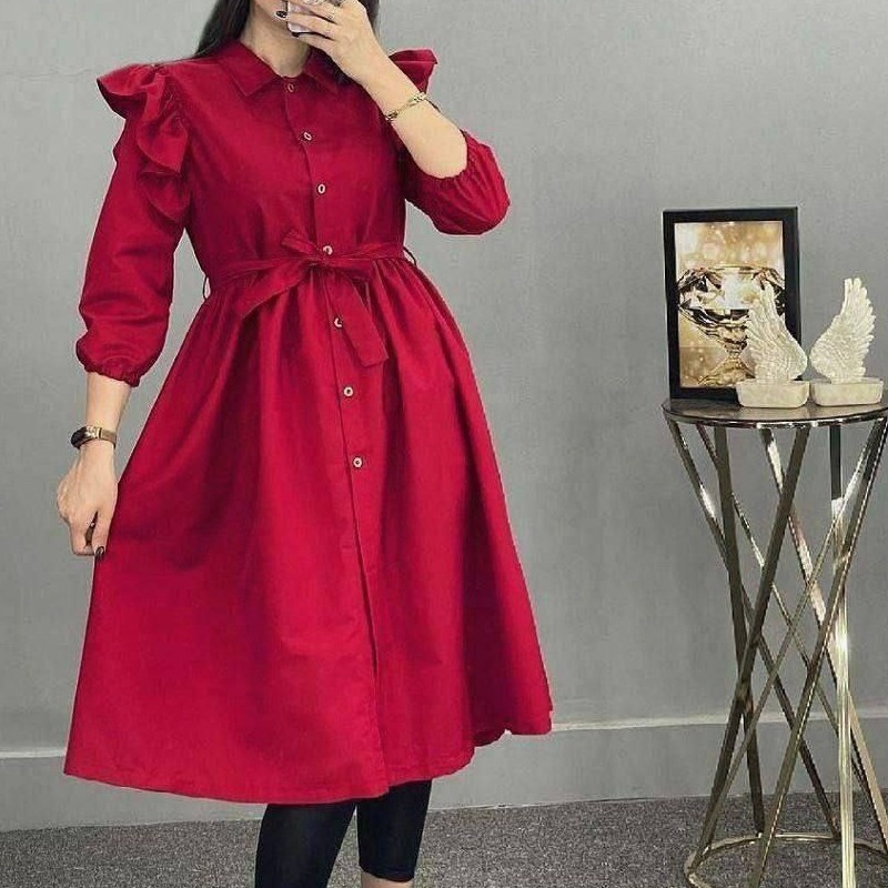 مانتو عروسکی بلند زنانه ارسال رایگان