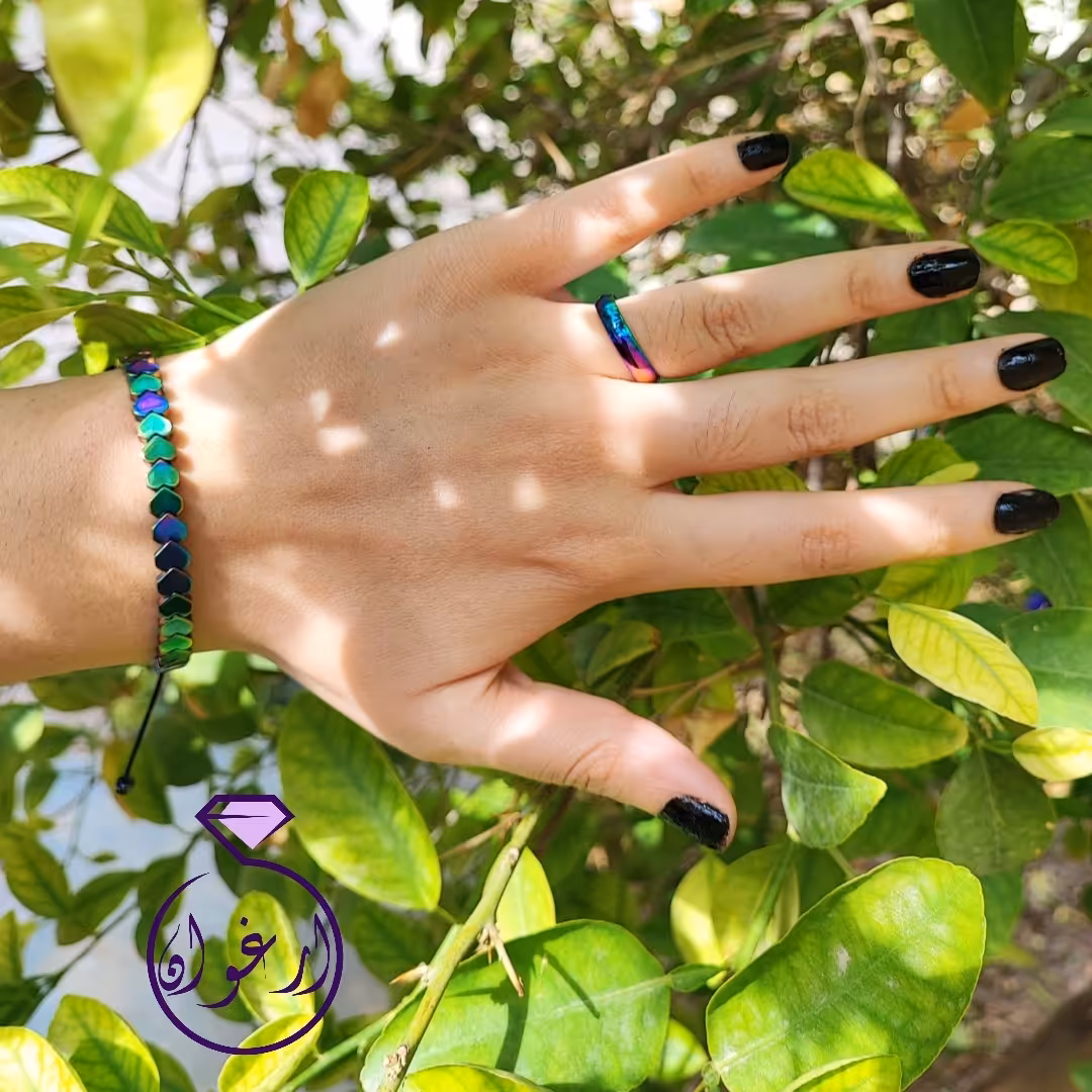 ست انگشتر و دستبند هولوگرامی