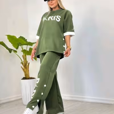 ست تیشرت وشلوار پاریس