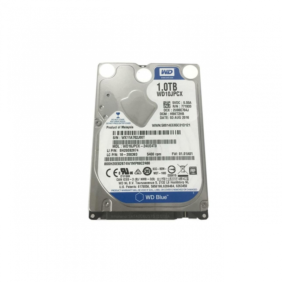 هارد دیسک لپ تاپ وسترن دیجیتال مدل WD10JPCX ظرفیت 1 ترابایت