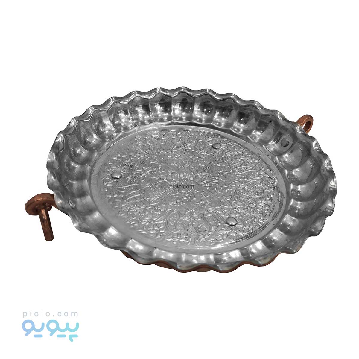 سینی مسی مدل گل پرسی آیتم 3270