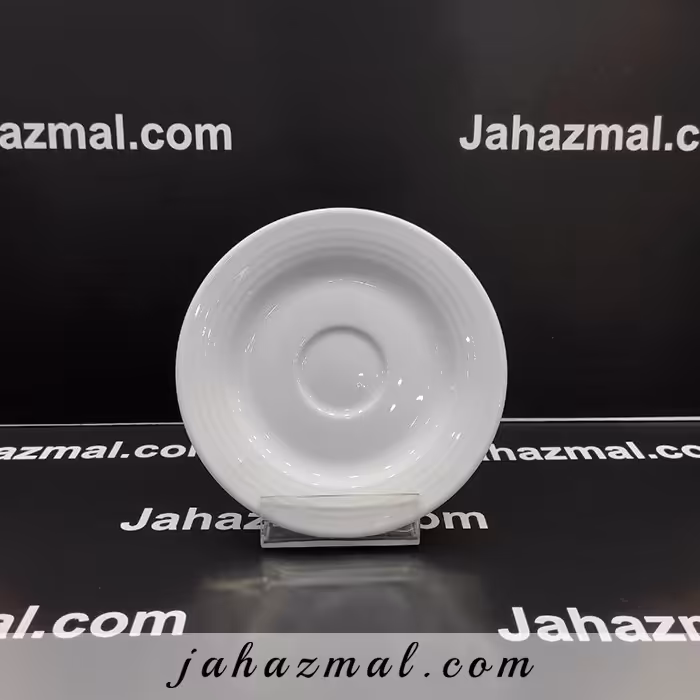 نعلبکی اسپرسو هتلی سفید چینی زرین