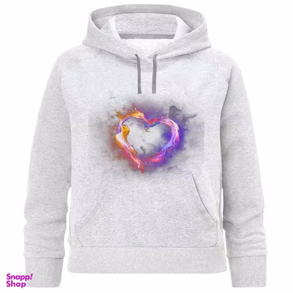 هودی دخترانه مدل قلب D167