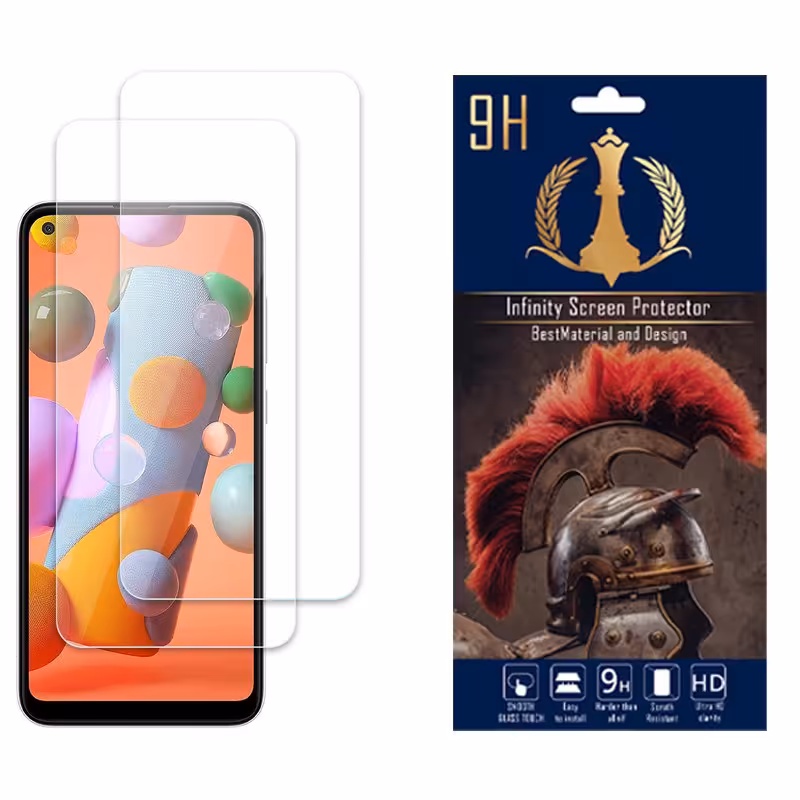 محافظ صفحه نمایش اینفینیتی مناسب برای سامسونگ Galaxy A11 بسته دو عددی