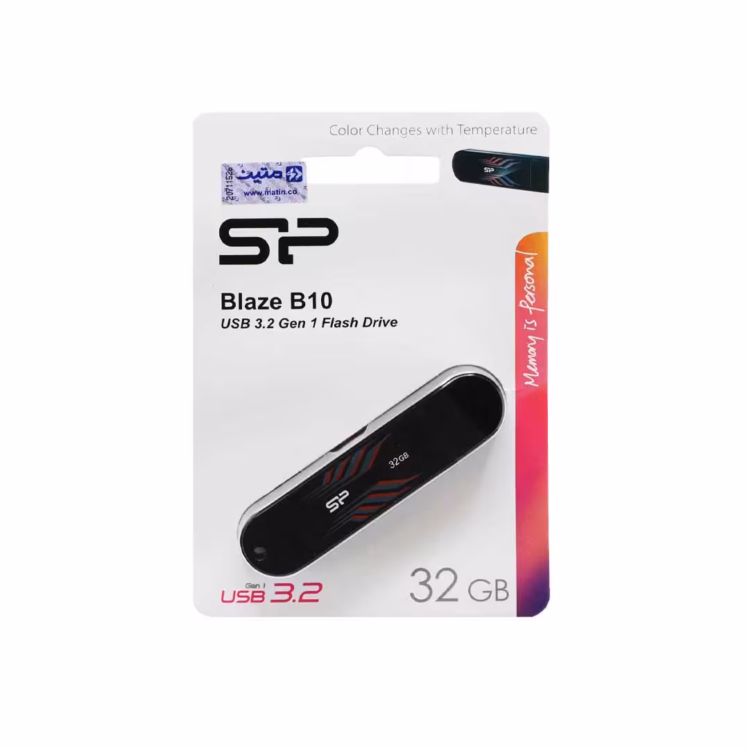 فلش مموری Silicon Power مدل Blaze B10 USB3.2 با ظرفیت 32 گیگابایت - مشکی