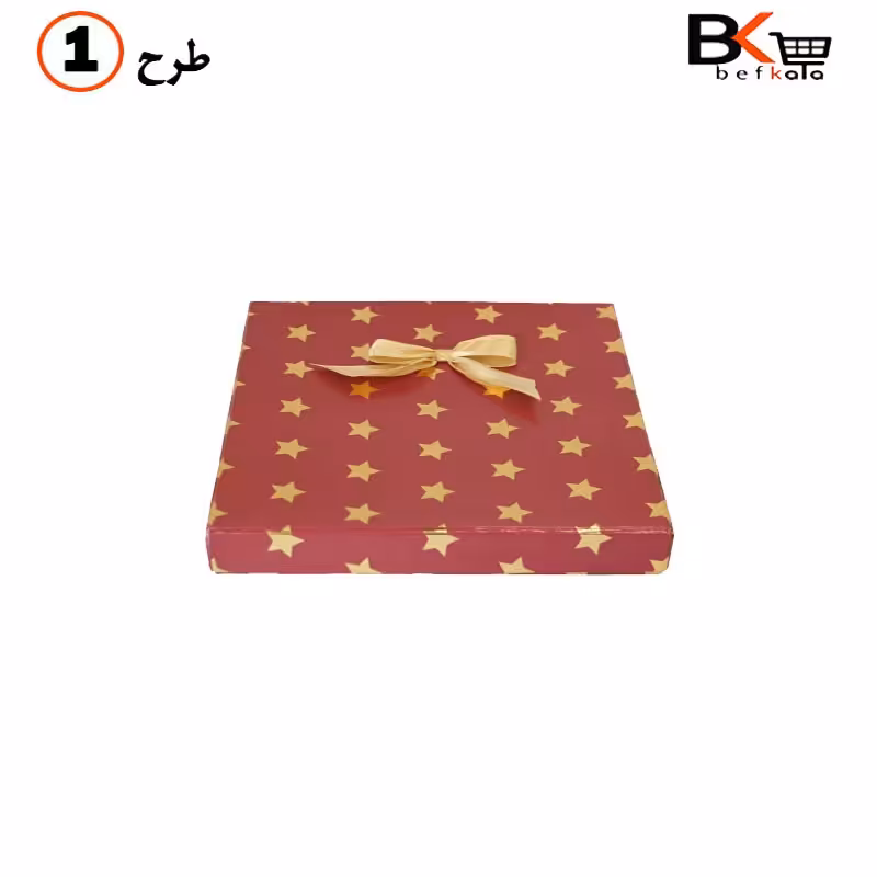 باکس روسری طلاکوب پاپیون دار کد 41 طرح یک
