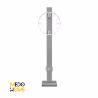 ساعت کنار سالنی LONGPORT کد WFC-14141 رنگ طوسی