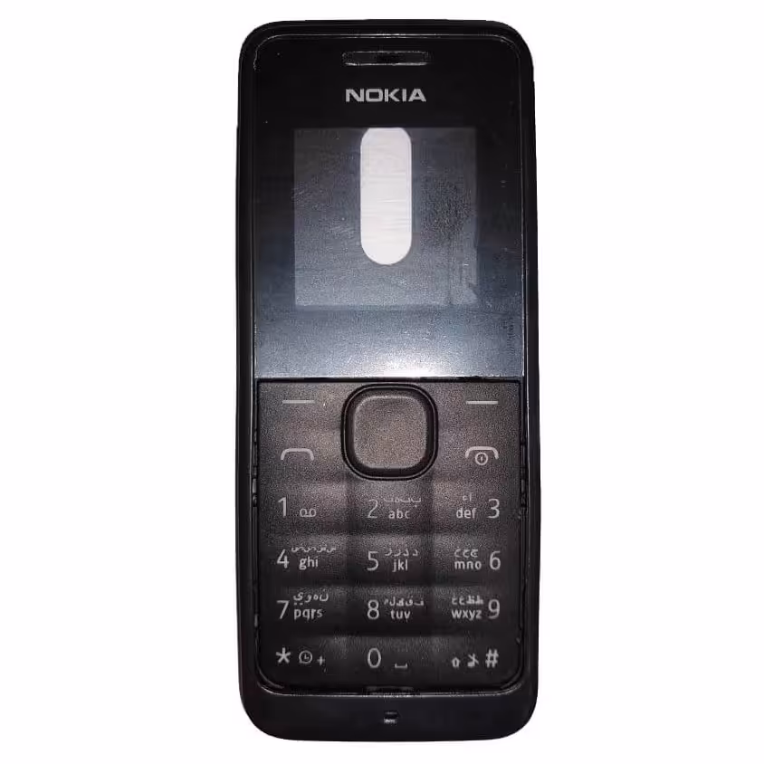 قاب نوکیا 105 تک سیم رنگ مشکی مناسب برای نوکیا 105 تک سیم با کیفیت قابل قبول تعویض با آسانی 