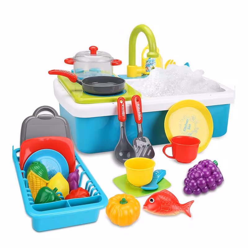 سینک ظرفشوئی کودک به همراه اجاق گاز (سایز بزرگ)مدل 35385