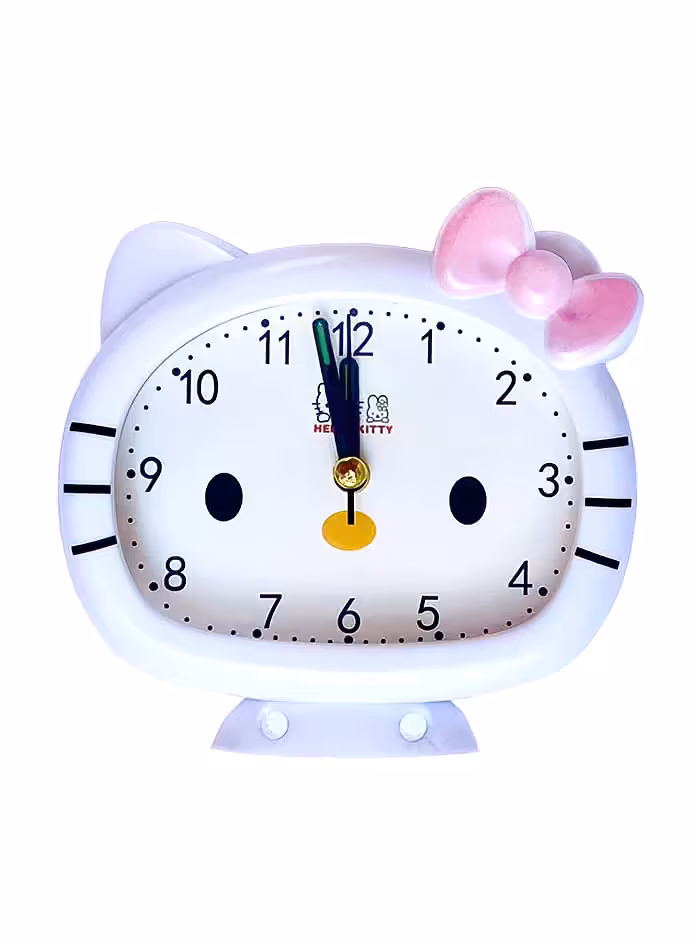 ساعت رومیزی کیتی طرح گربه | چی بخونم