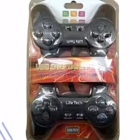 دسته بازی سیم دار دوبل ساده LIFE TECH لایف تک مدل USB-7012