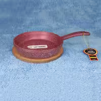 تابه گرانیتی تک دسته زرشکی سایز 22 پیلو PILAU مدل هپی 