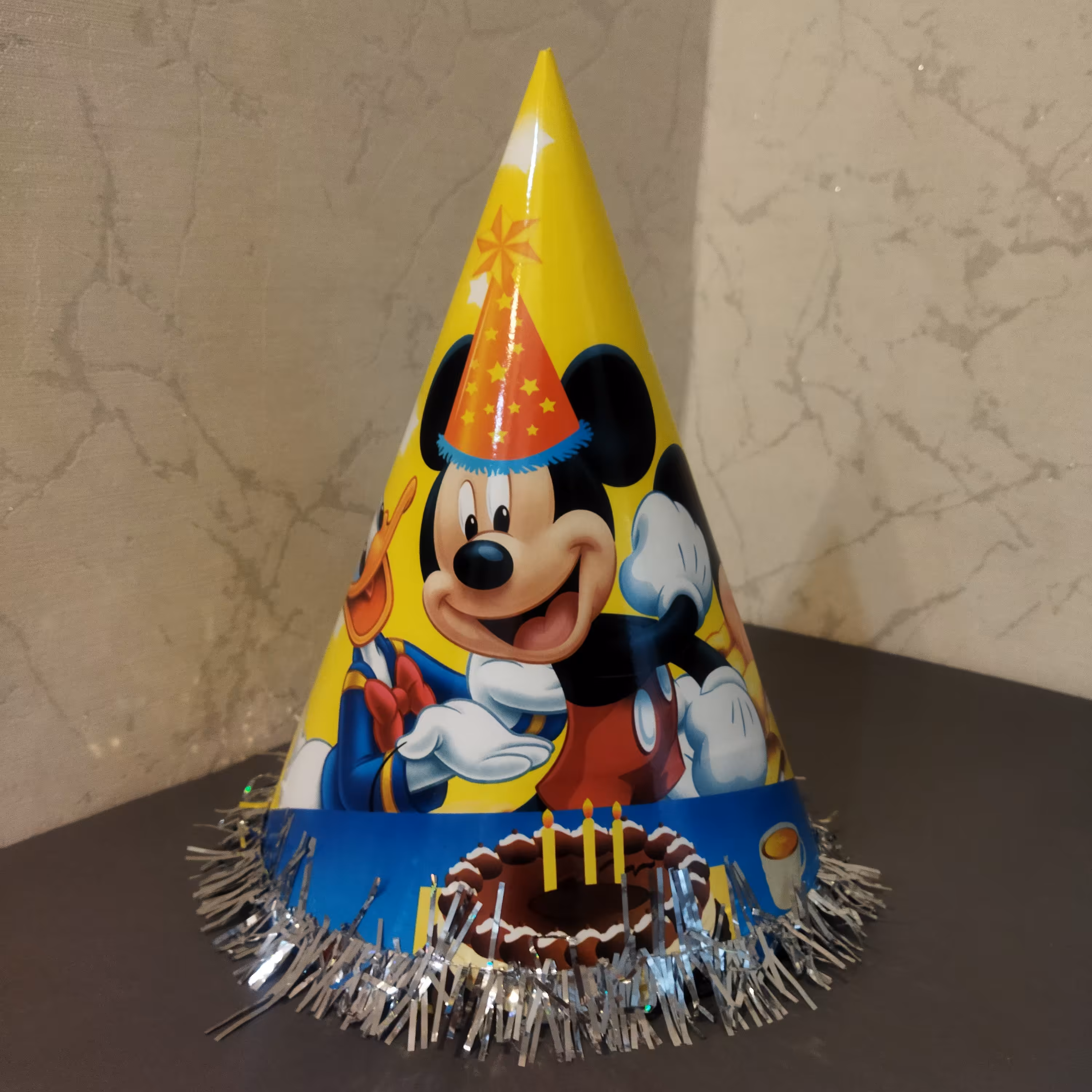 کلاه تولد مقوایی شخصیت کارتونی میکی موس