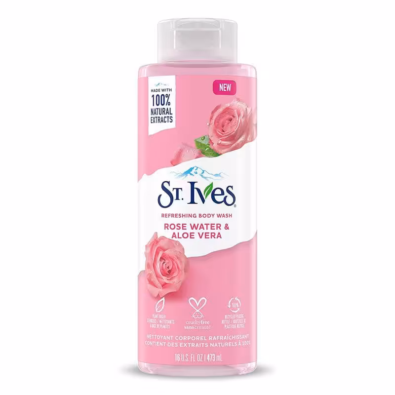 شامپو بدن سنت ایوز  ST Ives مدل Rose Water حجم 650 میل