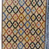 فرش پاتریس  فرش گلیم مدرن 400شانه طرح دناشکلاتی قالیچه 4متری