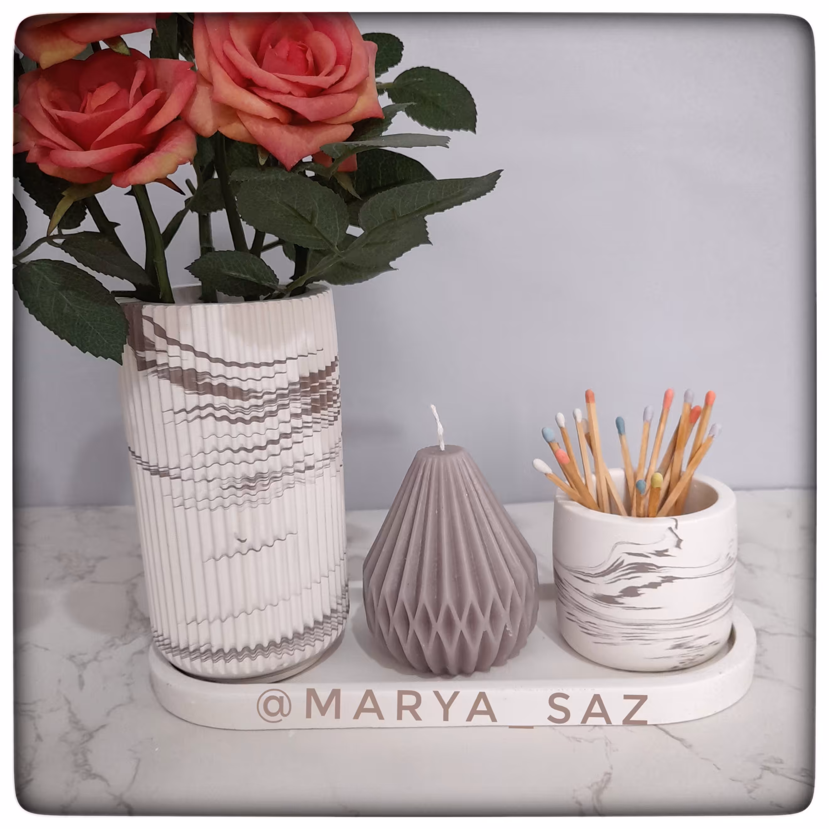 ست دکوری  سینی بیضی