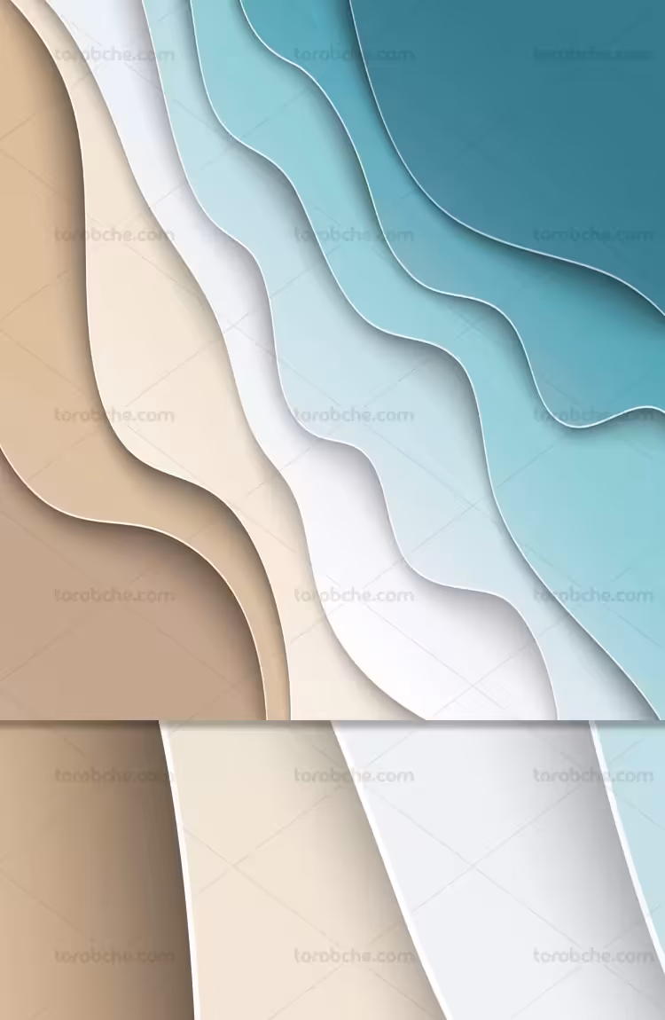 وکتور پس زمینه انتزاعی موج دار | گرافیک با طعم تربچه