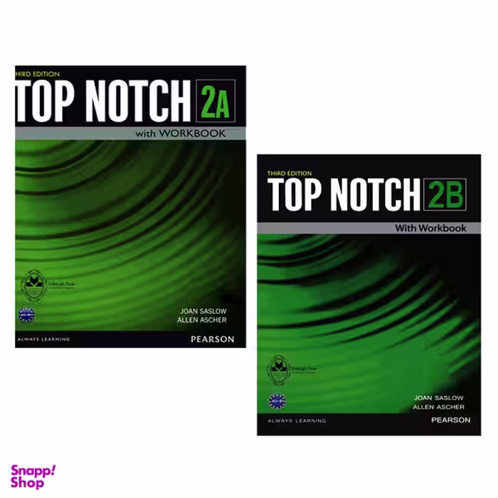 کتاب Top Notch 2 اثر Joan Saslow And Allen Ascher انتشارات اشتیاق نور 2 جلدی
