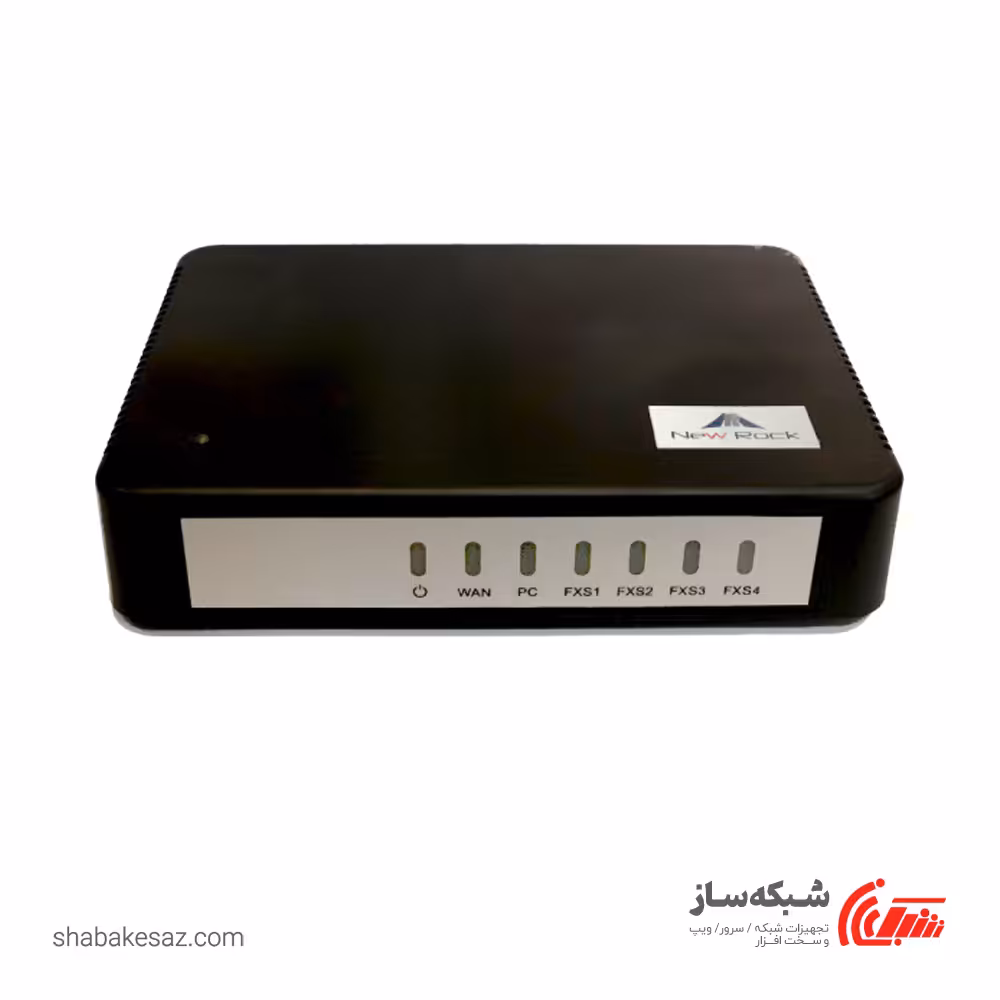 قیمت و خرید ویپ گیت وی نیوراک Newrock HX404G چهار پورت FXS - شبکه ساز