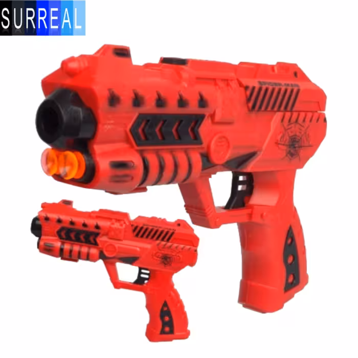 تفنگ مرد عنکبوتی دوکاره نرف و تیر ژله ای مدل Marvel کد 1-237