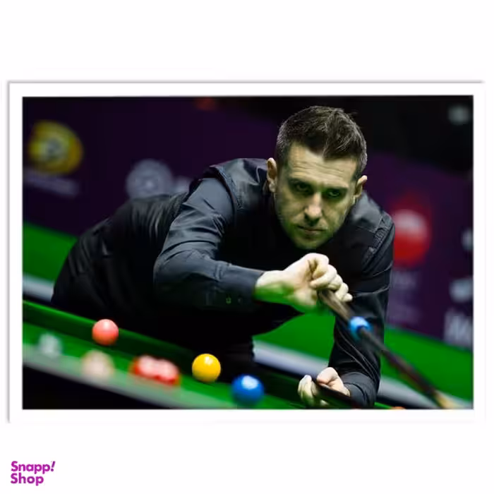 تابلو نوری بکلیت طرح بازیکن بیلیارد مارک سلبی مدل W-14264