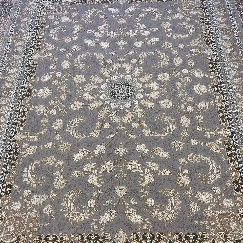 فرش 700 شانه اصل 12 متری  نقشه گلوریا فیلی  تراکم 2550  صد درصد اکرلیک