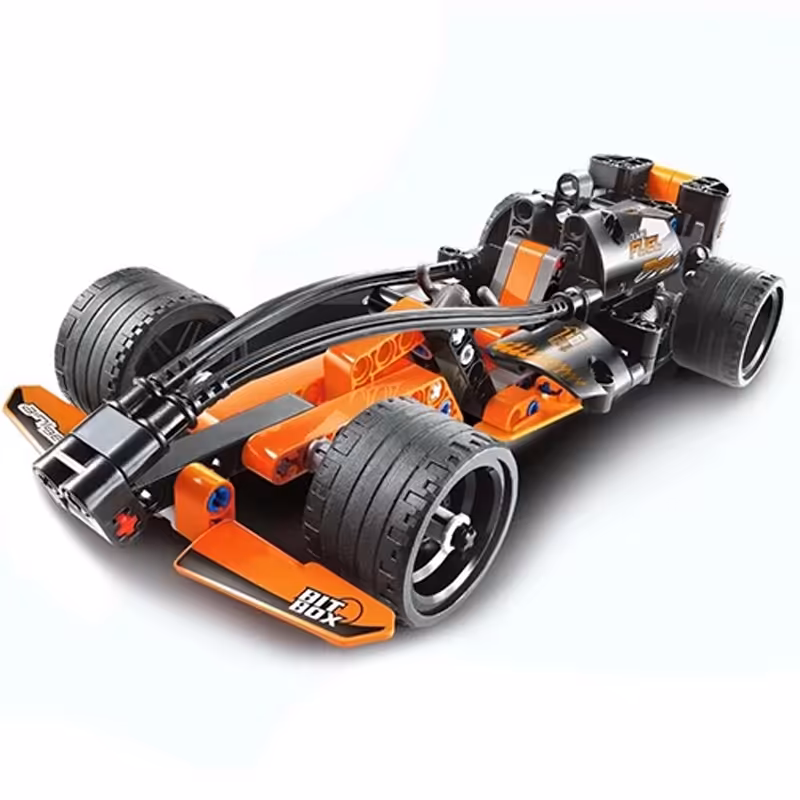 اسباب بازی لگو ماشین  137 تکه مدل فرمول یک رنگ نارنجی کد 3413