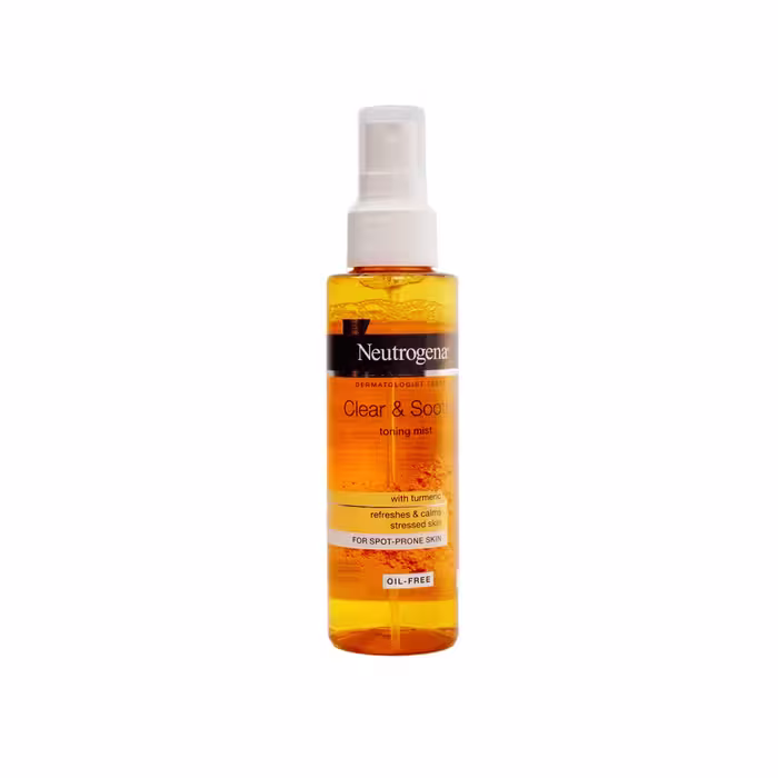 تونر زردچوبه فاقد چربی نوتروژینا مدل clear &amp; soothe حجم 125 میل - فروشگاه تخصصی محصولات پوست و مو تیراژه