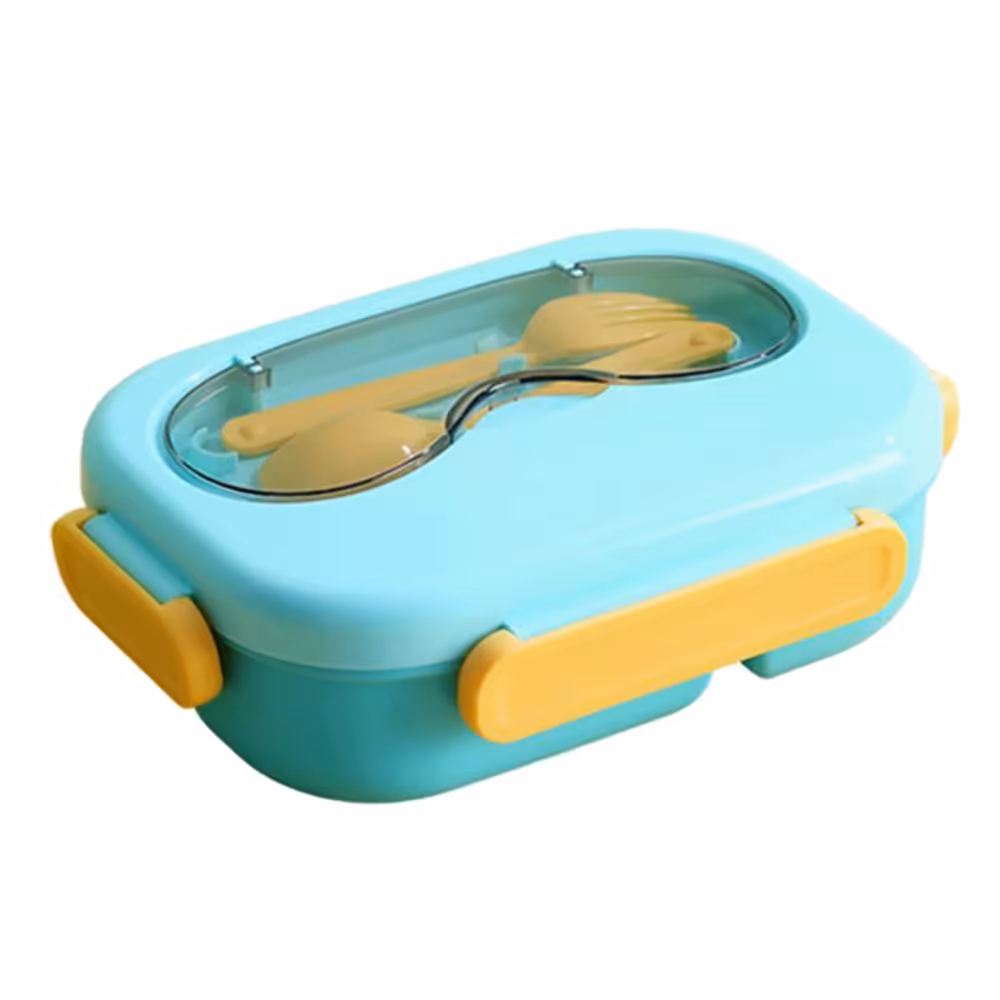 ظرف غذا همراه قاشق و چنگال 1100 میلی لیتر لانچ باکس Lunch Box